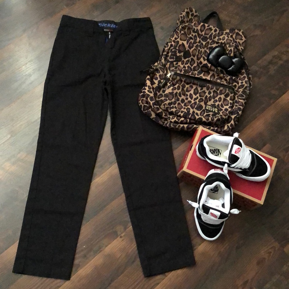 Black Dickies Flex pants girl size 12